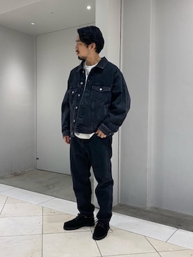 「アイテム（その他アウター）」を使った、冨田　剛史さん（メンズ・165cm）の夏コーディネート