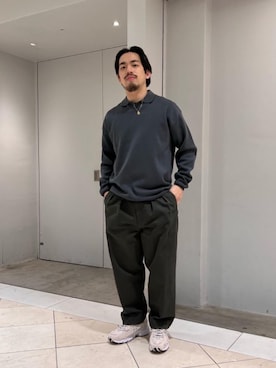 「RECOMMEND  ITEM STYLING」｜冨田　剛史さん（メンズ・165cm）の冬コーディネート