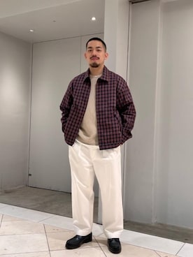 「RECOMMEND  ITEM STYLING」｜冨田　剛史さん（メンズ・165cm）の冬コーディネート