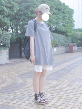 「Discoat」｜たなかさん（レディース・161cm）の夏コーディネート