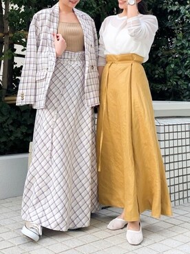 tsukaさん（レディース・155cm）の春コーディネート