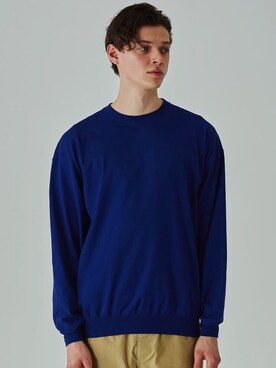 「AUNN（アウン）のアイテム」を使った、aunnofficialさん（メンズ・186cm）の春コーディネート