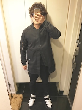 「BRIGHT THINGS（ブライトシングス）のアイテム」を使った、オカザキジョーさん（メンズ・174cm）の春コーディネート