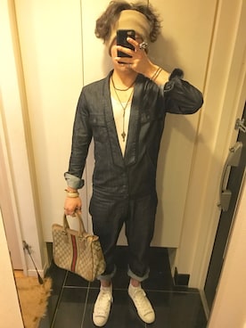 オカザキジョーさん（メンズ・174cm）の春コーディネート