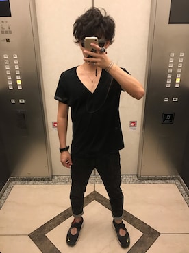 オカザキジョーさん（メンズ・174cm）の夏コーディネート