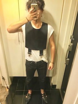 オカザキジョーさん（メンズ・174cm）の夏コーディネート