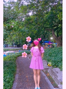 「MADDEN（メデン）のアイテム」を使った、哎呦wlyさん（レディース・168cm）の夏コーディネート