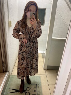 「#203（ニイマルサン）のアイテム」を使った、koyoriさん（レディース・154cm）の冬コーディネート