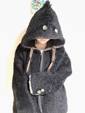 「UNDERCOVER（アンダーカバー）のアイテム（ブルゾン）」を使った、kohinaさん（レディース・149cm）の冬コーディネート