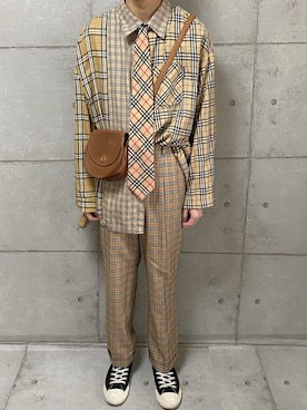 「アイテム（フォーマルスーツ/小物）」を使った、Shouki.さん（メンズ・181cm・20代）の冬コーディネート