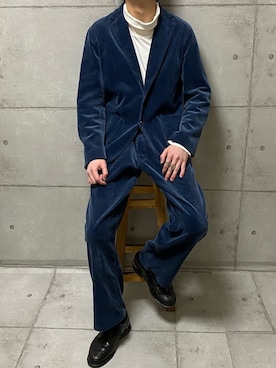 「Dr. Martens（ドクターマーチン）の［UNISEX/ユニセックス］Dr.Martens ドクターマーチン 3EYE GIBSON 1461 MONO 3ホール ギブソン シューズ（ドレスシューズ）」を使った、Shouki.さん（メンズ・181cm）の春コーディネート