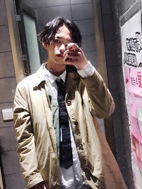 「アイテム（フォーマルスーツ/小物）」を使った、TolerateR1さん（メンズ・180cm・10代）の春コーディネート