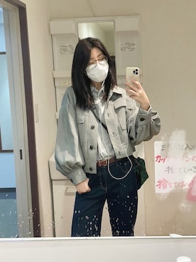 「archives（アルシーヴ）のアイテム（ブルゾン）」を使った、shikaranさん（レディース・164cm）の春コーディネート