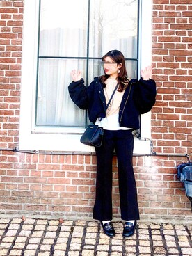 「kutir（クティール）のアイテム（マウンテンパーカー）」を使った、ぱんさん（レディース・154cm）の冬コーディネート