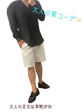 「jiggys shop（ジギーズショップ）のアイテム」を使った、のぼのぼ/500まで相互フォローさん（メンズ・165cm・20代）の夏コーディネート