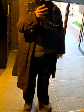 「STUDIO NICHOLSON（スタジオニコルソン）のアイテム（ジャケット/アウター）」を使った、Yukisnさん（メンズ・174cm）の冬コーディネート