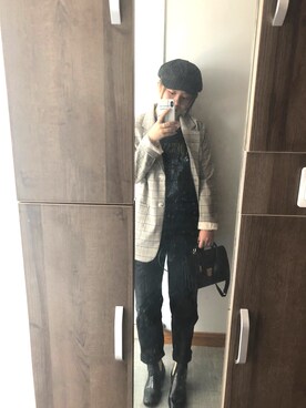 「ANDERSSON BELL（アンダースンベル）のアイテム（トップス）」を使った、JANS_Jさん（レディース・161cm）の秋コーディネート