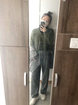 「PULL&BEAR（プルアンドベア）のアイテム（テーラードジャケット）」を使った、JANS_Jさん（レディース・161cm）の春コーディネート