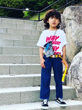 「STANCE（スタンス）のアイテム」を使った、　　　toui'さん（キッズ・120cm）の夏コーディネート