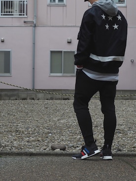 「WON HUNDRED（ウォンハンドレッド）のアイテム」を使った、けーぼーさん（メンズ・177cm）の冬コーディネート