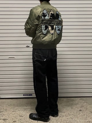 STUSSY ネイビー MA-1ジャケット 20210105003057807_320.jpg