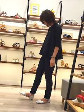 「BURBERRY BLUE LABEL（バーバリーブルーレーベル）のアイテム」を使った、miyazakiさん（レディース・163cm）の夏コーディネート
