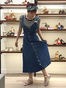 「I am I in fact...（アイアムアイインファクト）のアイテム」を使った、miyazakiさん（レディース・163cm）の夏コーディネート