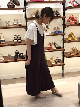 「オリエンタルトラフィック」｜「アイテム（オールインワン・サロペット）」を使った、miyazakiさん（レディース・163cm）の夏コーディネート