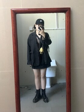 「盐系风格」｜「アイテム（ブーツ）」を使った、小玲玲玲玲玲玲さん（レディース・166cm）の秋コーディネート
