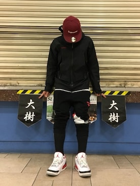 「Mammut（マムート）のアイテム（マウンテンパーカー）」を使った、つのだいさん（メンズ・174cm）の春コーディネート