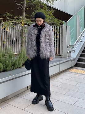 Miyukiさん（レディース・158cm）の冬コーディネート