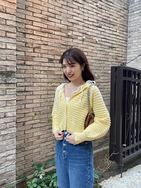 「アイテム（バッグ、オレンジ系）」を使った、Miyukiさん（レディース・158cm）の冬コーディネート