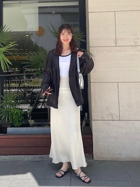 Miyukiさん（レディース・158cm）の春コーディネート