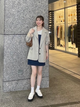 「でにむ」｜「アイテム（ワンピース/ドレス）」を使った、Miyukiさん（レディース・158cm）の夏コーディネート