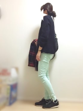 「アイテム（ピアス（両耳用））」を使った、minjyoさん（レディース・158cm・30代）の冬コーディネート