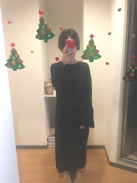 「bulle de savon（ビュルデサボン）のアイテム（ソックス/靴下）」を使った、yocco*さん（レディース・156cm）の冬コーディネート