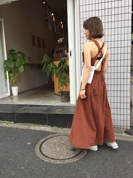 「アイテム（ブラジャー）」を使った、mayuさん（レディース・160cm）の春コーディネート