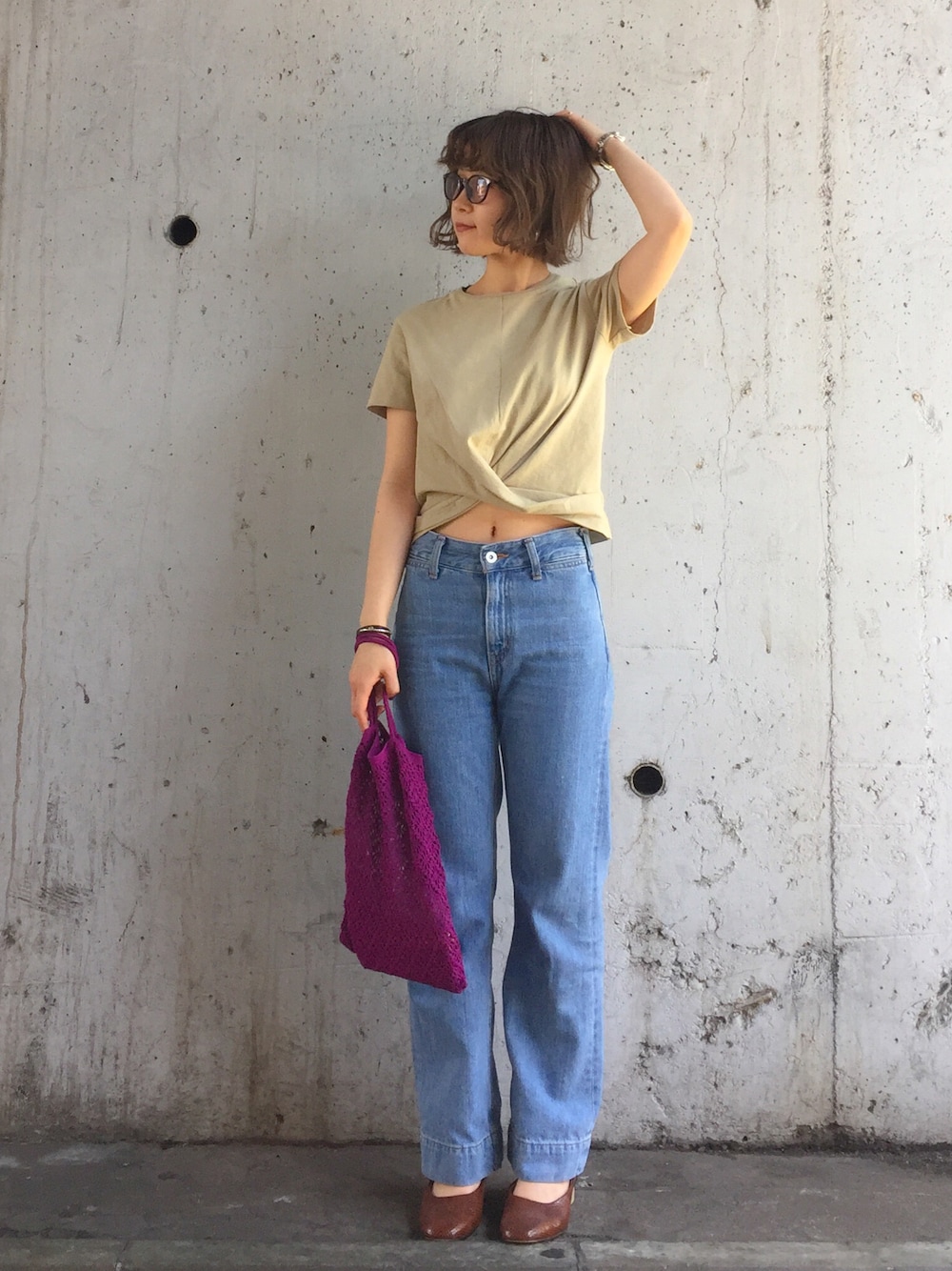 フロントクロスTシャツ  TODAYFUL 新品 TODAYFUL - today ful♡フロントクロスTシャツ 新品！の通販 by あいや