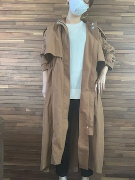 「LUCA（ルカ）のアイテム（ジャケット/アウター）」を使った、Mamikanaさん（レディース・150cm）の秋コーディネート