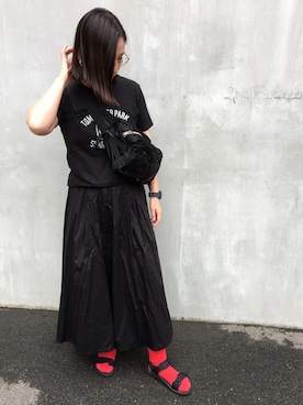 「きりっぱなしボブ」｜molceさん（レディース・165cm）の秋コーディネート