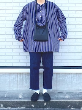 「AUTTAA（アウッタ）のAUTTAA ルームシューズ（その他シューズ）」を使った、Taichiさん（メンズ・166cm）の春コーディネート