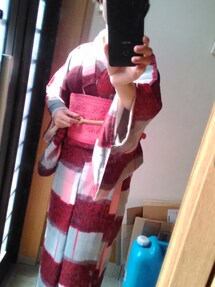 古着 | ウール着物(浴衣)