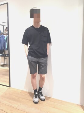 「SIDE SLOPE（サイドスロープ）のアイテム」を使った、HIROKIさん（メンズ・172cm）の夏コーディネート