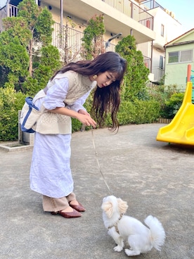 「LA BELLE ETUDE（ラベルエチュード）のアイテム（シューズ）」を使った、sakueruさん（レディース・153cm）の秋コーディネート