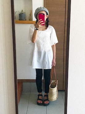 「Cher（シェル）のアイテム」を使った、ariri0514さん（レディース・149cm）の夏コーディネート