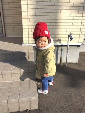 「1歳児」｜eriさん（キッズ・70cm）の秋コーディネート