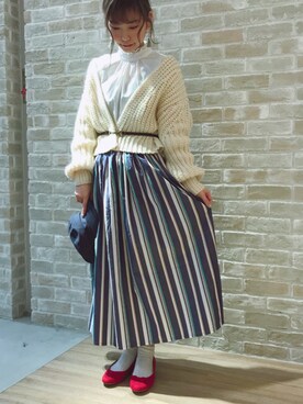 hanaさん（レディース・157cm）の冬コーディネート