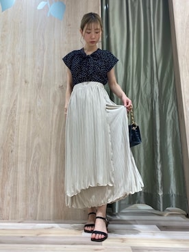 「ミニショルダー」｜「アイテム（その他）」を使った、hanaさん（レディース・156cm）の春コーディネート