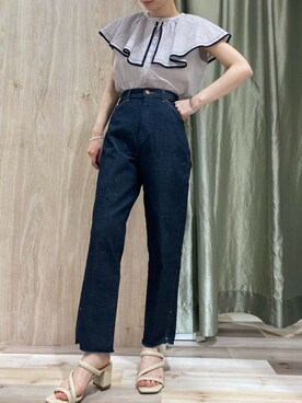 「Wrangler」｜「アイテム（その他）」を使った、hanaさん（レディース・156cm）の春コーディネート