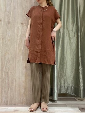 hanaさん（レディース・156cm）の夏コーディネート